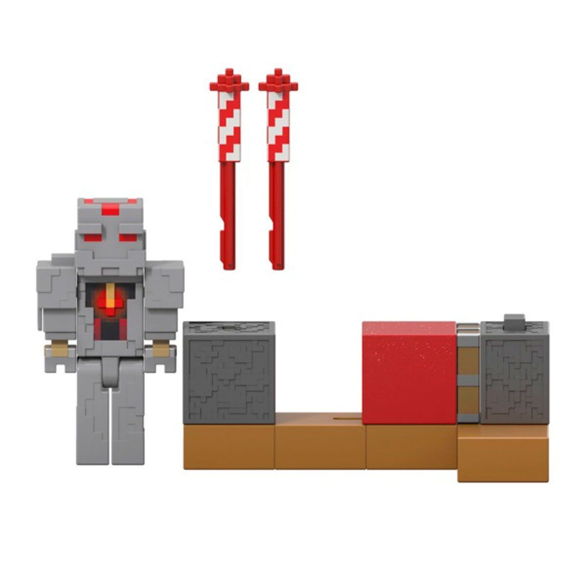 MINECRAFT - Minecraft Figura 8cm- Fuegos Artificiales Del Protector