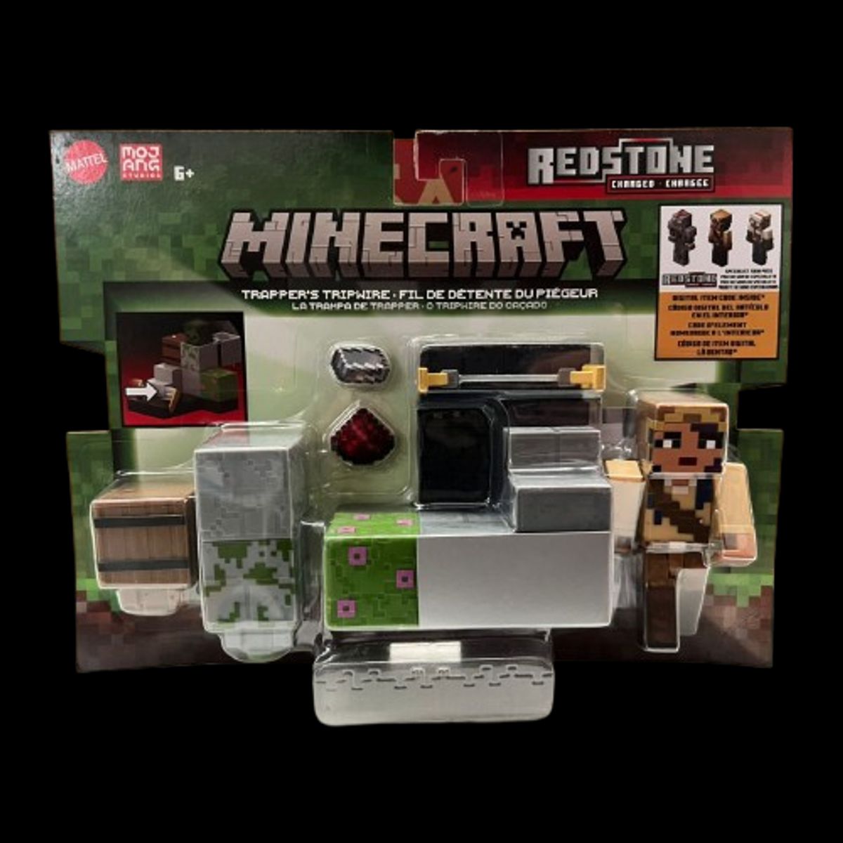 MINECRAFT - Minecraft Figura 8cm Con Crafting 2pack-La Trampa De Trapper