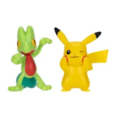 POKEMON - Pokémon Figura Pack 2 Treecko - Pikachu