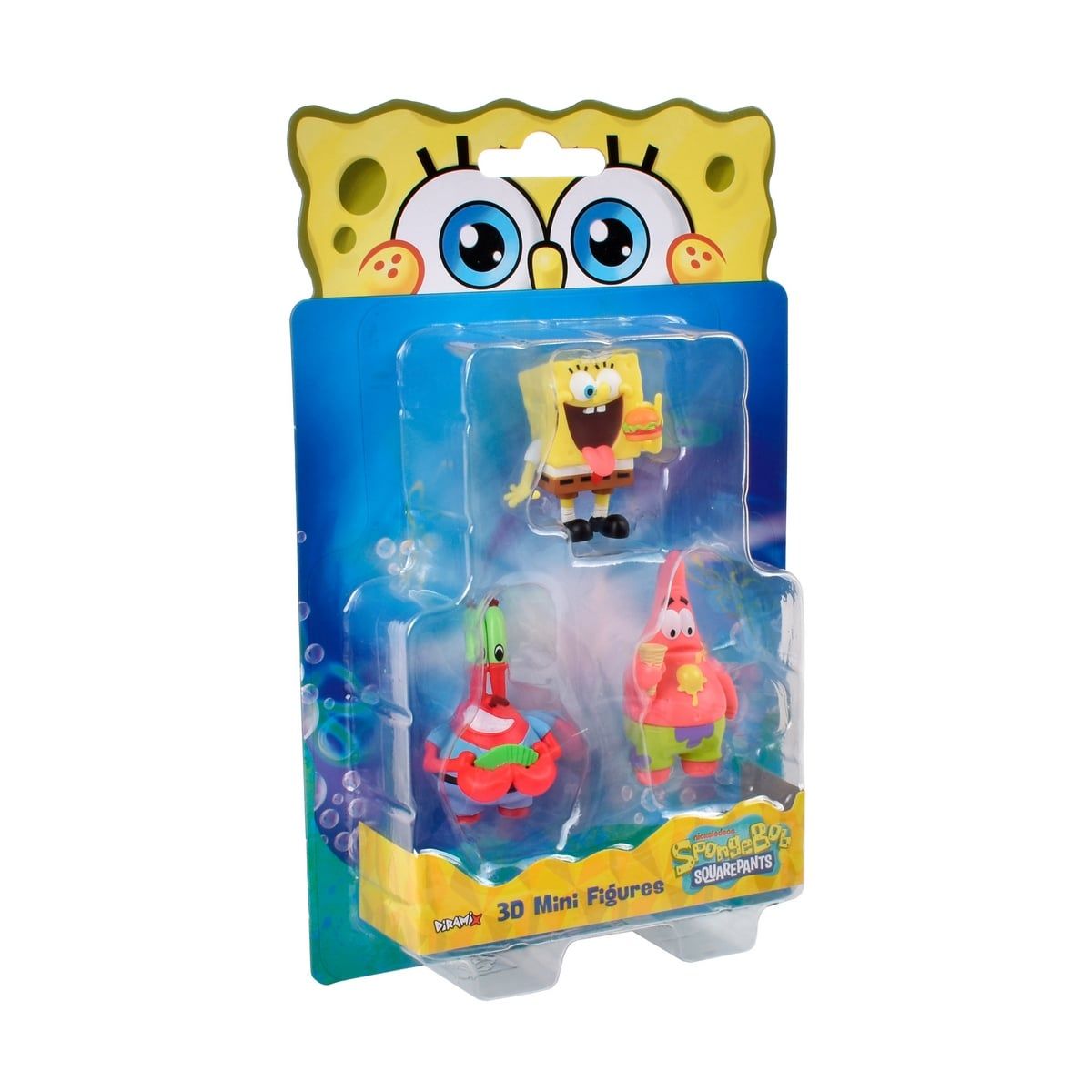 ANSALDO - Pack 3 Figuras 5 Cm En Blister Bob Esponja - Don Cangrejo