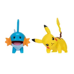 POKEMON - Pokémon Figura Pack 2 Mudkip - Pikachu