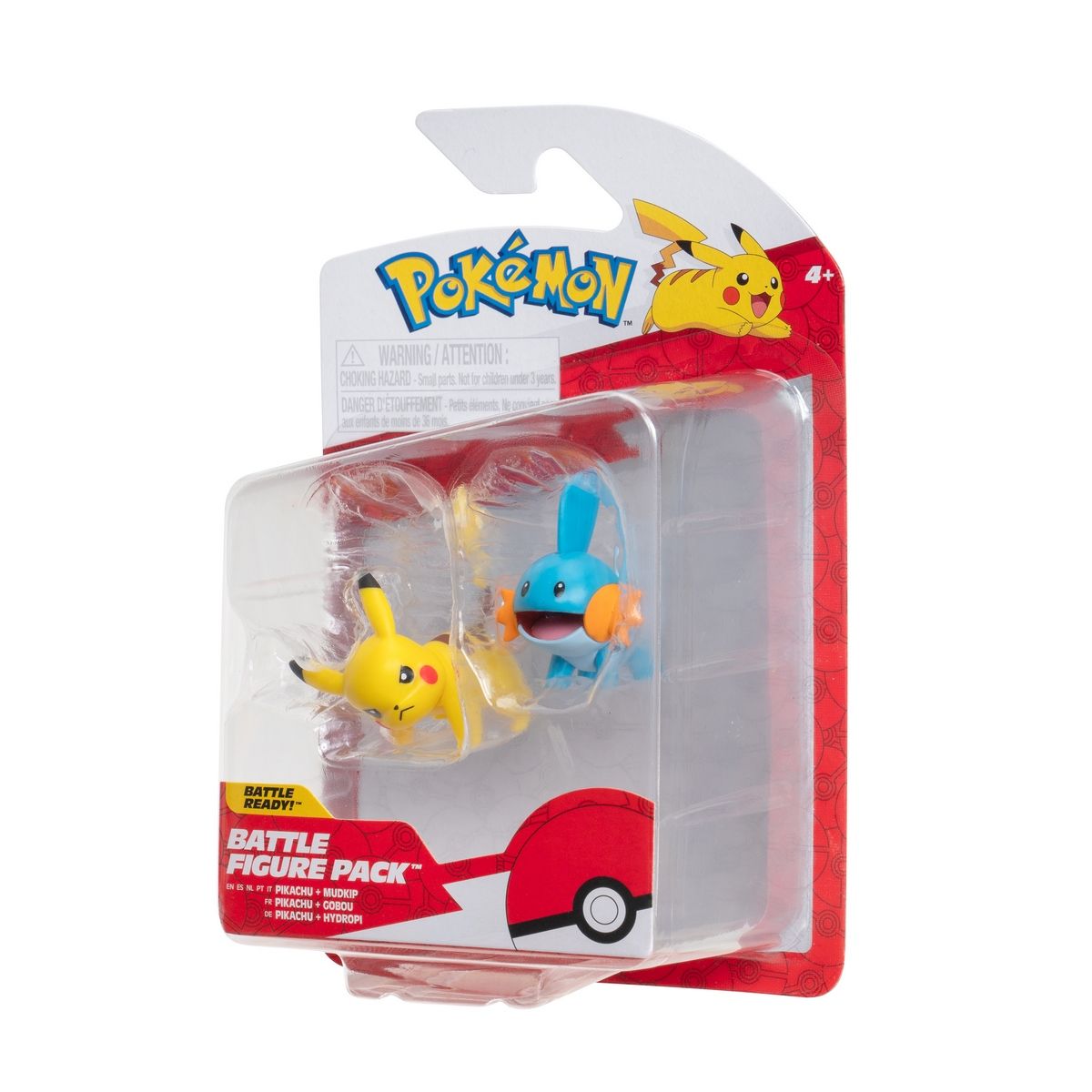 POKEMON - Pokémon Figura Pack 2 Mudkip - Pikachu