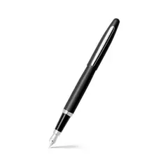 SHEAFFER - Plumas VFM Punta M Negro Mate Detalles Plateados