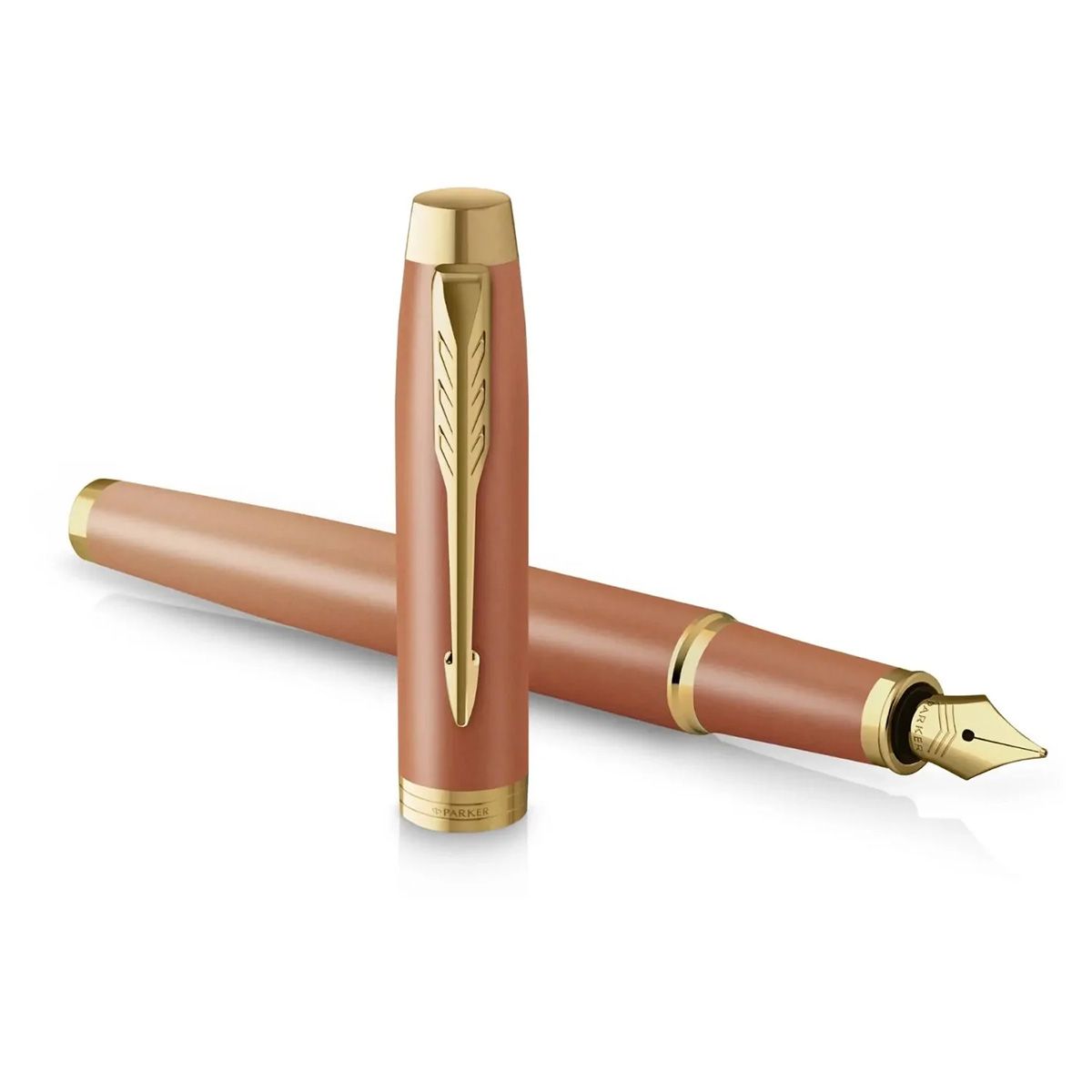 PARKER - Pluma Parker IM Writing Rituals Oro Rosa Tinta Azul Plumín M