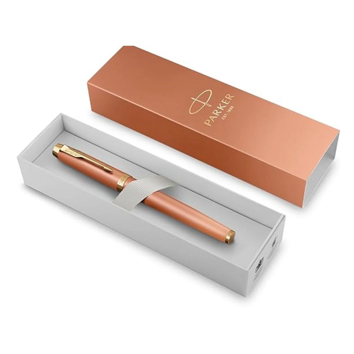 PARKER - Pluma Parker IM Writing Rituals Oro Rosa Tinta Azul Plumín M