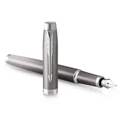 PARKER - Pluma IM Writing Rituals Gris Tinta Azul Plumín M