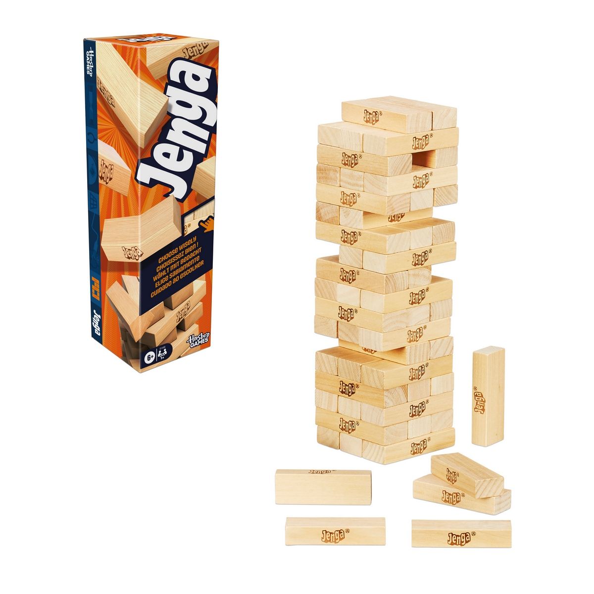 ANSALDO - Juego De Mesa Jenga De Mesa Refresh