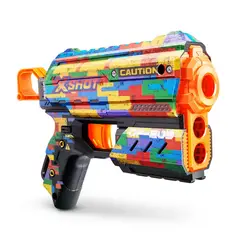 X-SHOT - Lanza Dardos Flux Skins Con 8 Dardos - Striper