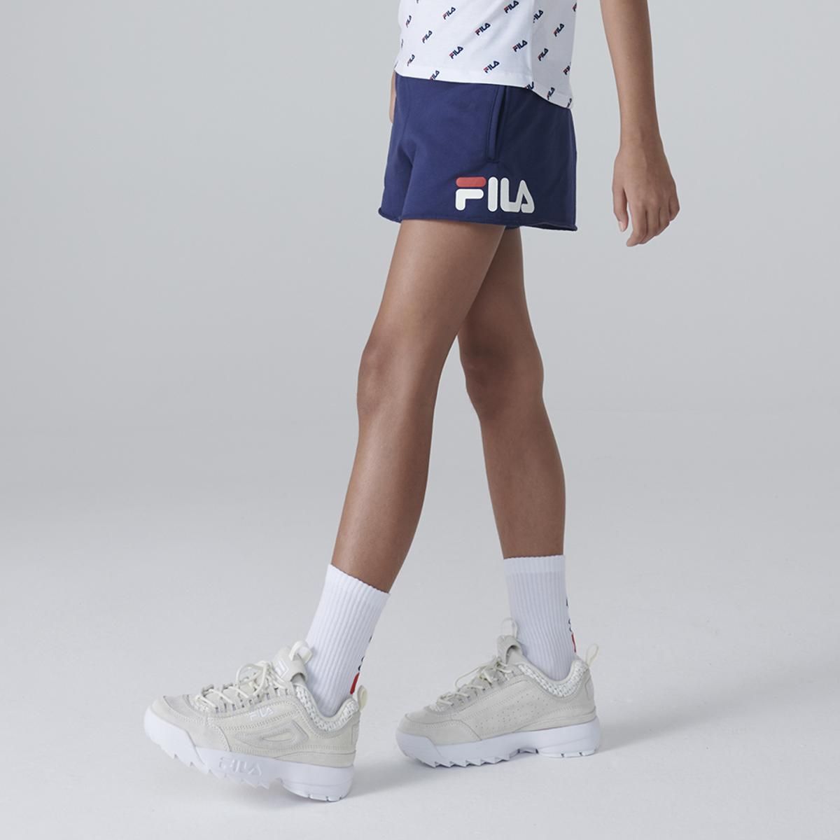 FILA - Short Fila Letter Niños Azul