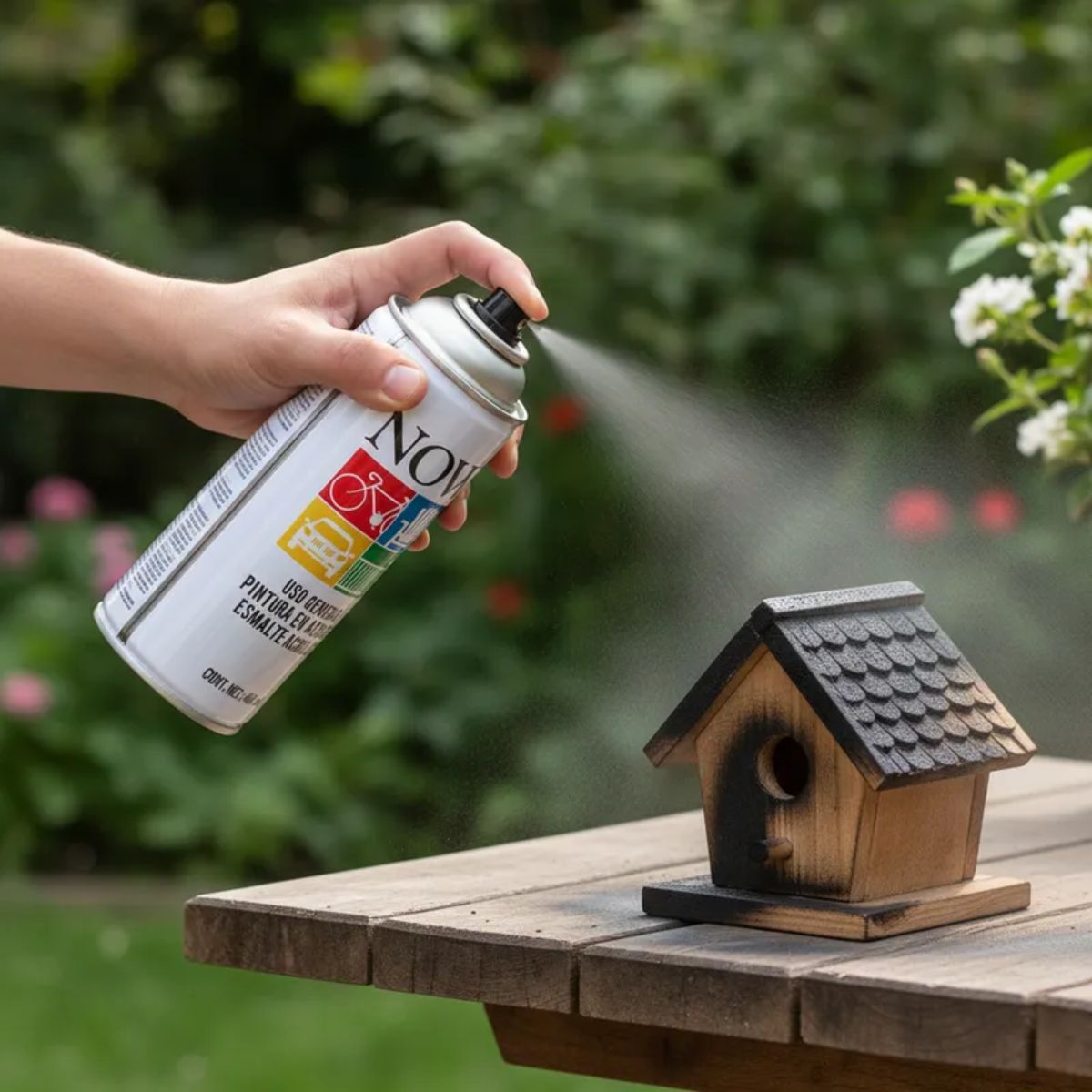 SHERWIN WILLIAMS - Pintura Spray Acrilico Negro Mate 400ml Sherwin Williams Now
