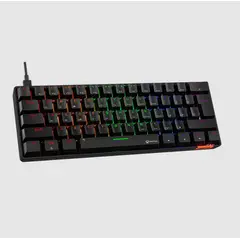MEETION - Teclado Gamer Mecanico 60% Alambrico RGB MK005 Negro