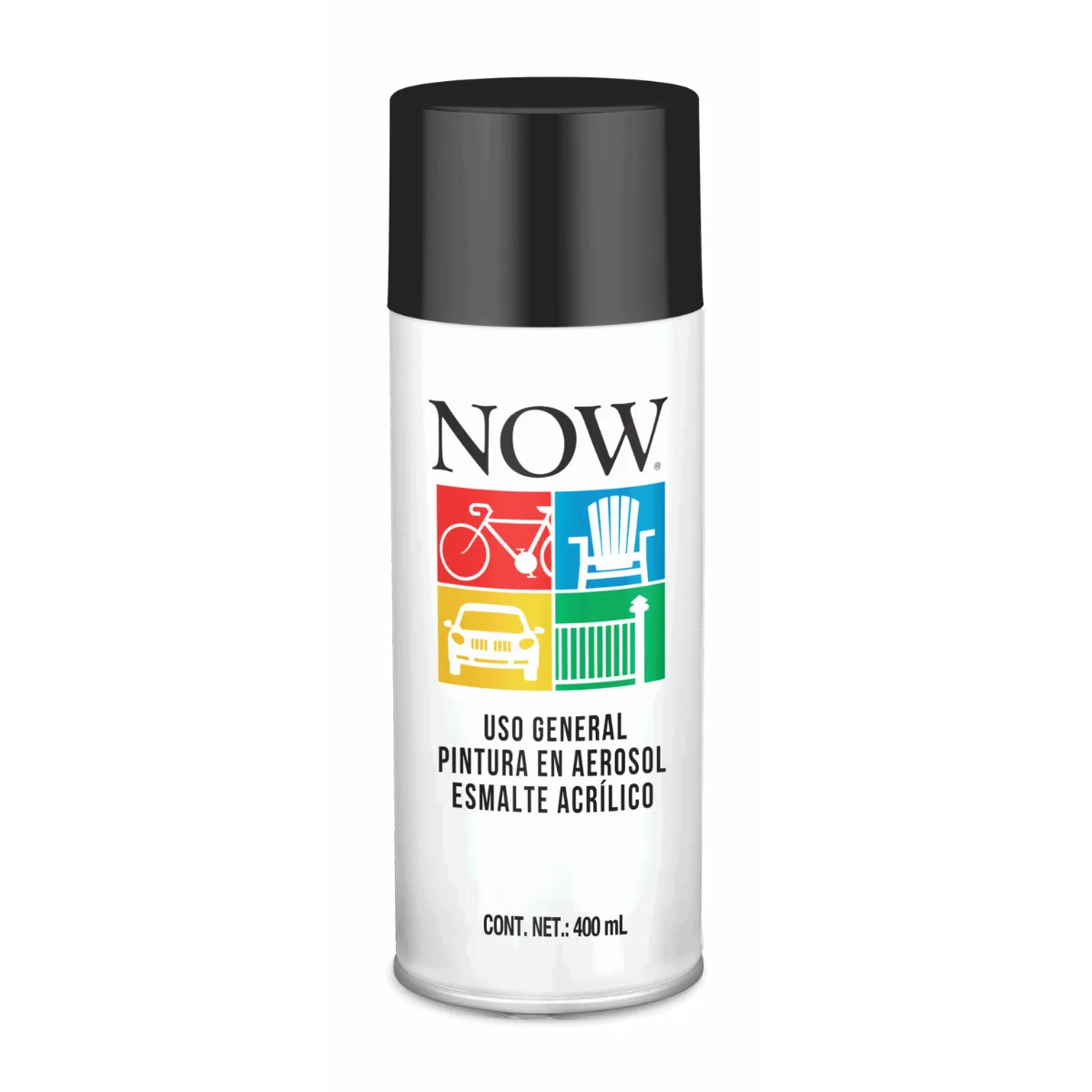 SHERWIN WILLIAMS - Pintura Spray Acrilico Blanco Mate 400ml Sherwin Williams Now