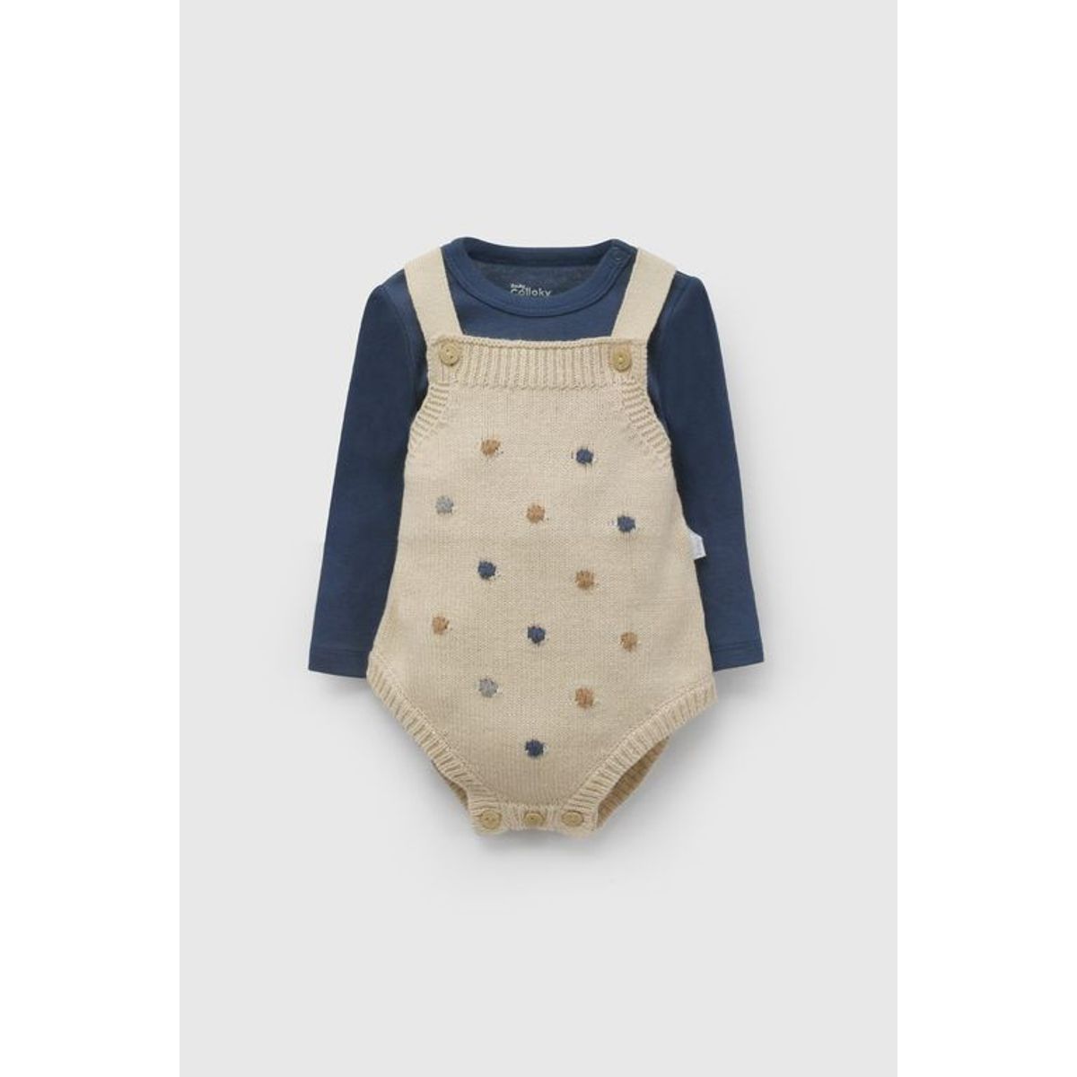 COLLOKY - Conjunto Beige Bebé niño 7390