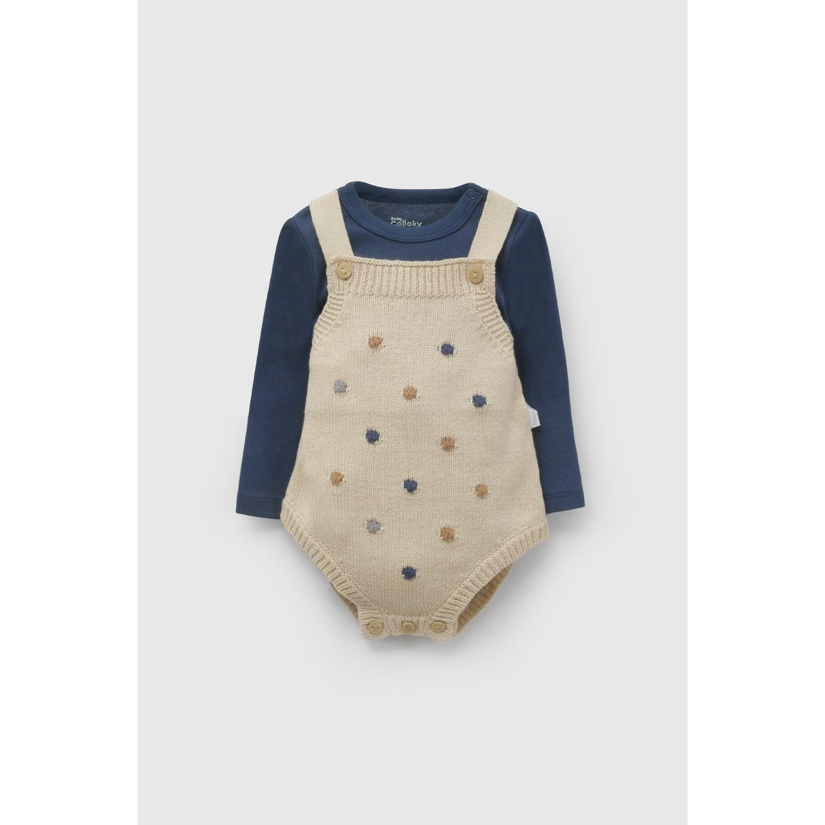 COLLOKY - Conjunto Beige Bebé niño 7390