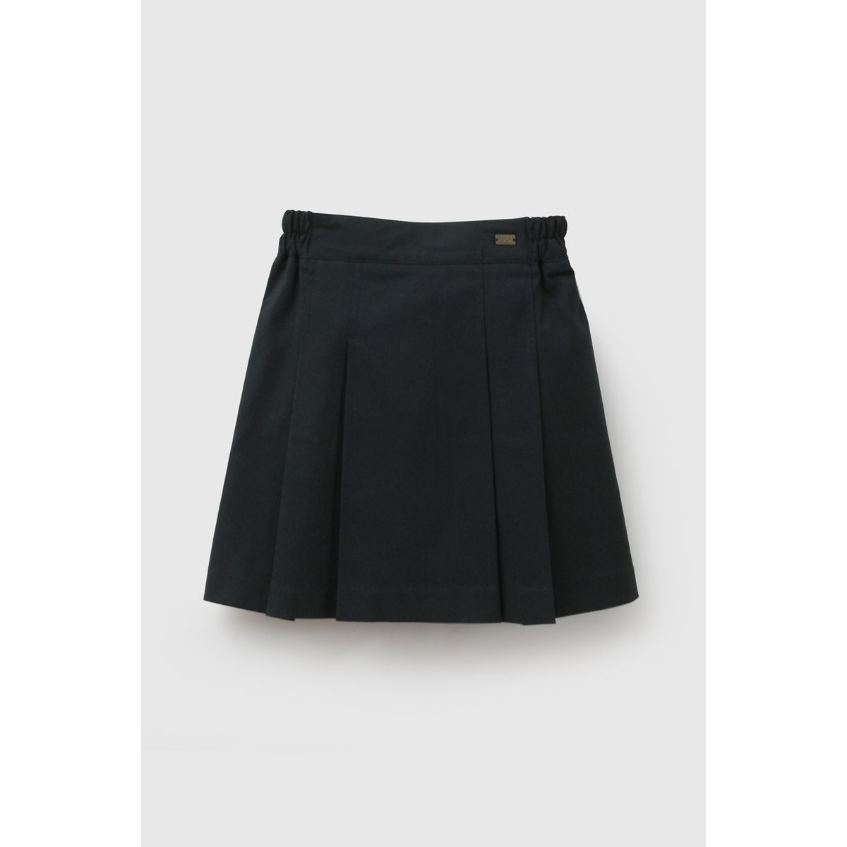 COLLOKY - Falda Escolar de niña Azul con Cierre y Botón