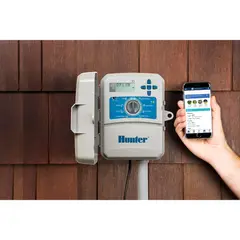 HUNTER - PROGRAMADOR DE RIEGO AUTOMATICO X2 14 ESTACIONES EXTERIOR
