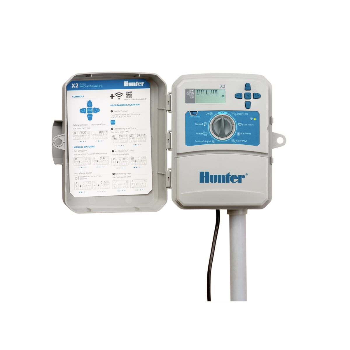 PROGRAMADOR DE RIEGO AUTOMATICO X2 HUNTER 6 ZONAS EXTERIOR, marca HUNTER - Foto Principal