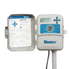 HUNTER - PROGRAMADOR DE RIEGO AUTOMATICO X2 6 ZONAS EXTERIOR.