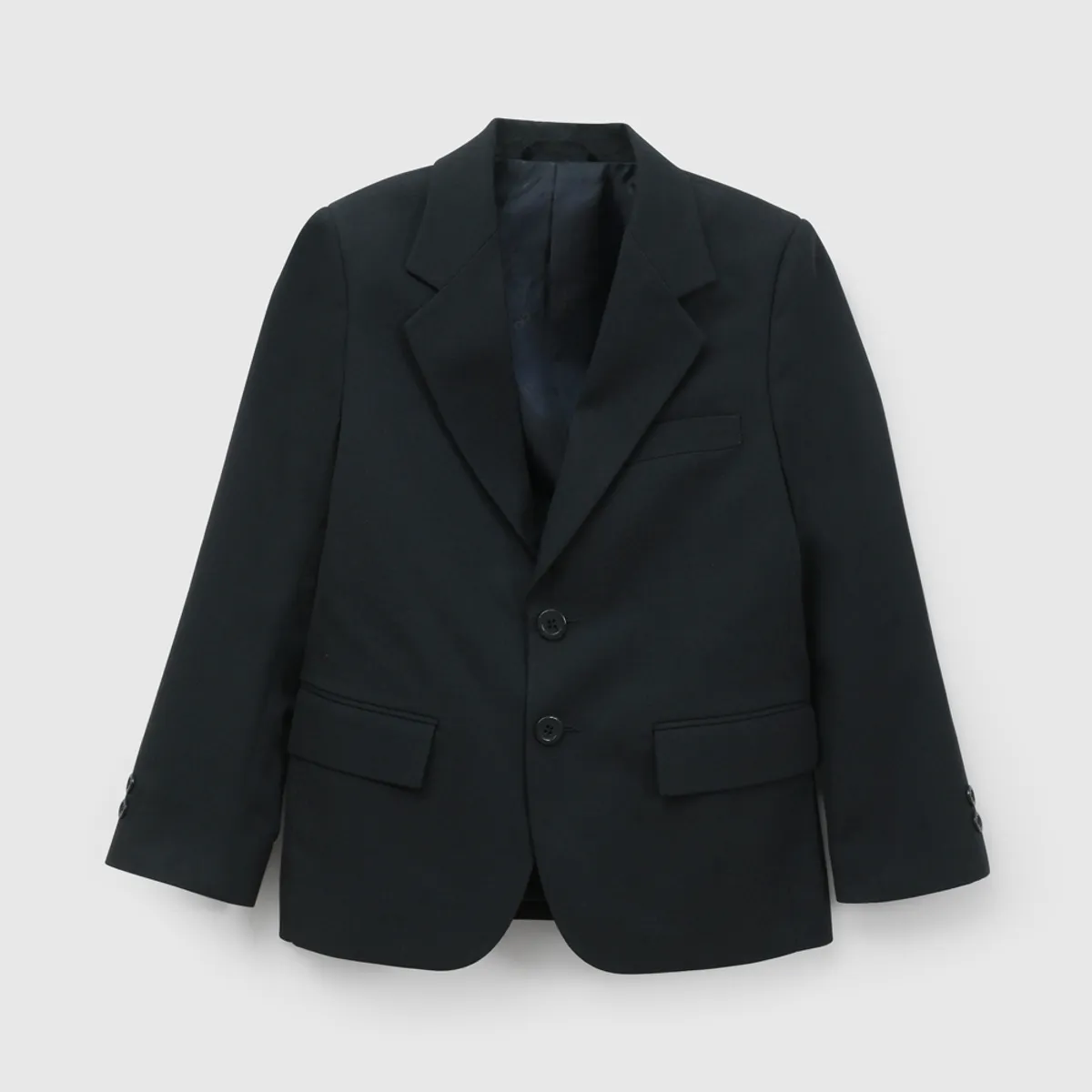 COLLOKY - Vestón Escolar de niño Azul con Botones de Reemplazo