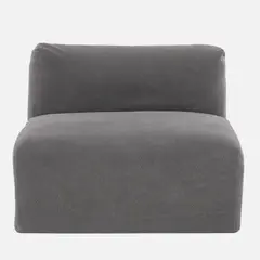 MILK - Sillón Seccional Slow Lounge Gris