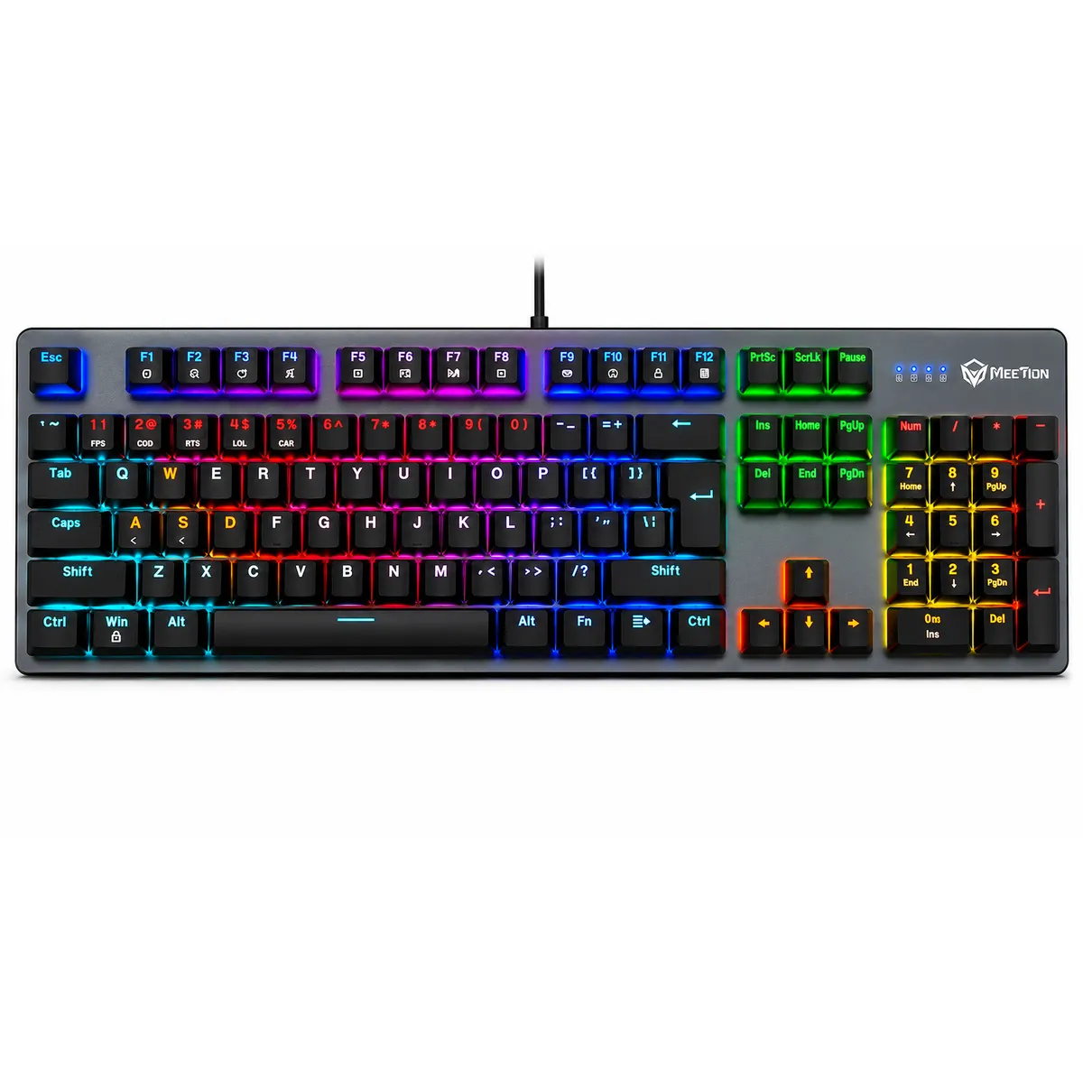 MEETION - Teclado Gamer Mecánico Blue Switch MK007 Pro Meetion