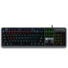 MEETION - Teclado Gamer Mecanico Switch Azul Anti-Ghosting Alambrico MK007 Pro Negro