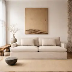 MILK - Sofá 3 Cuerpos Dorien Beige