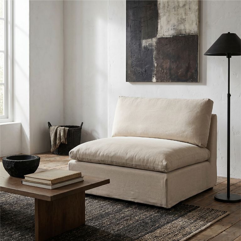 Sillon Seccional Jacques Centro Crudo