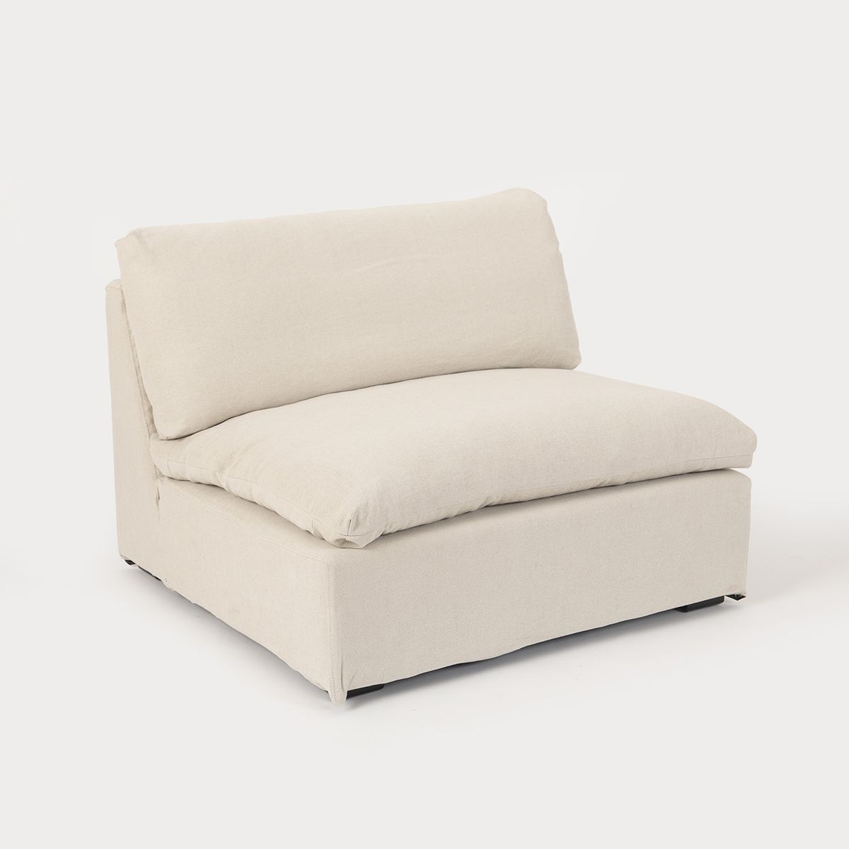 MILK - Sillón Seccional Jacques Centro Crudo