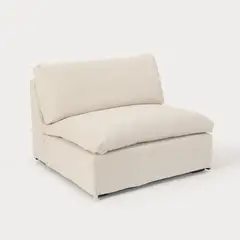 MILK - Sillón Seccional Jacques Centro Crudo