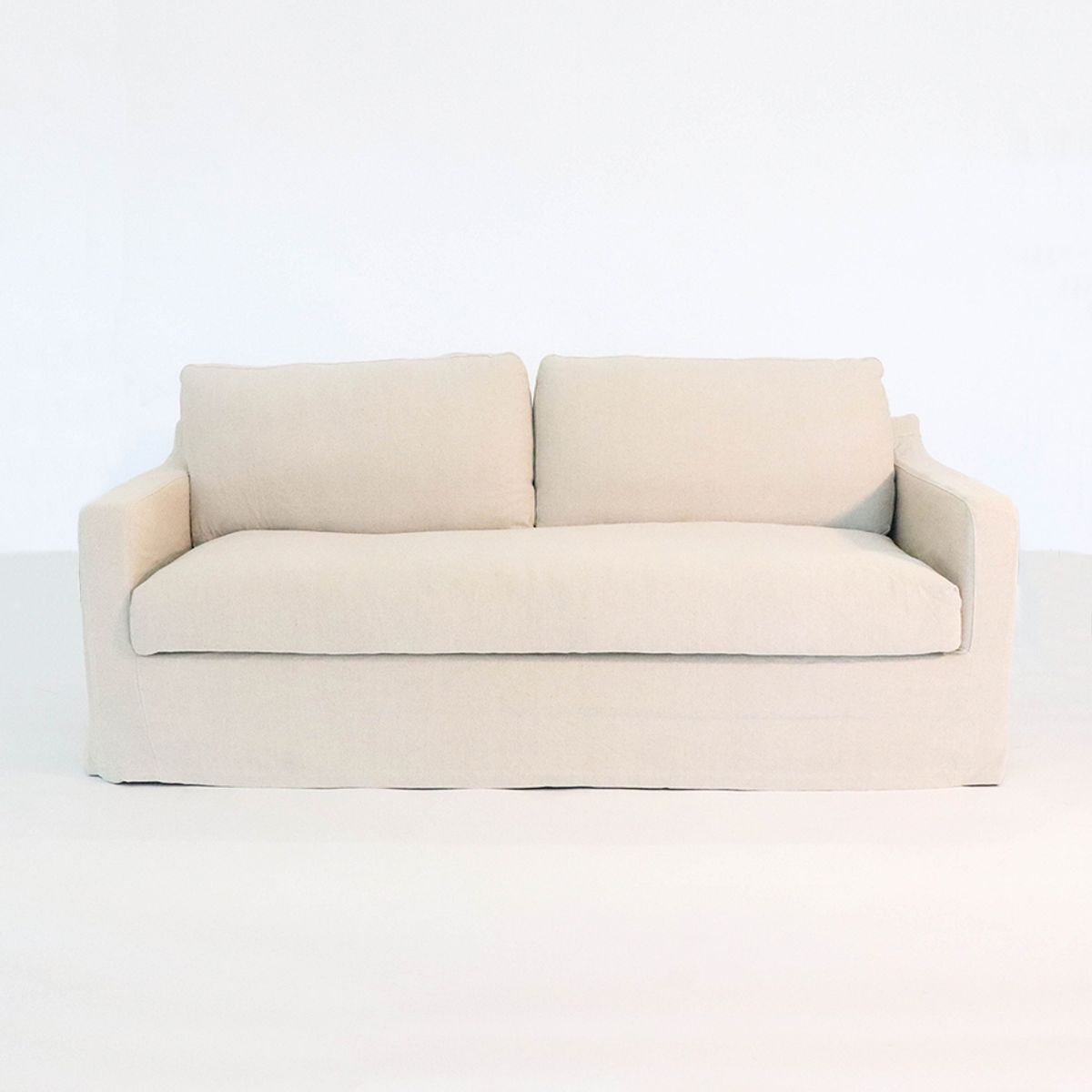 MILK - Sofá 2 Cuerpos Collins Crudo