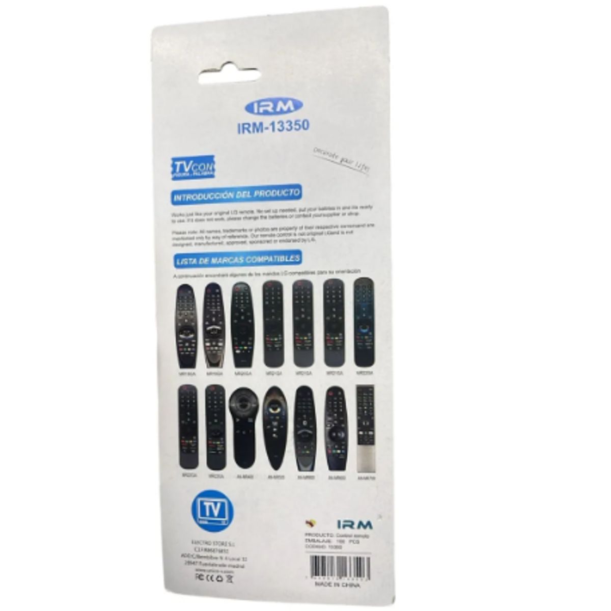 GENERICO - Control Remoto Control Universal Para Smart Tv LG Irm
