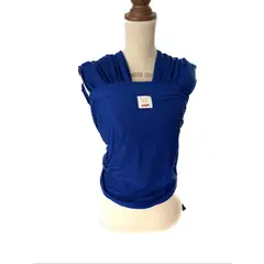 GENERICO - Fular portabebé ergonómico semielasticado Azul rey o azulino