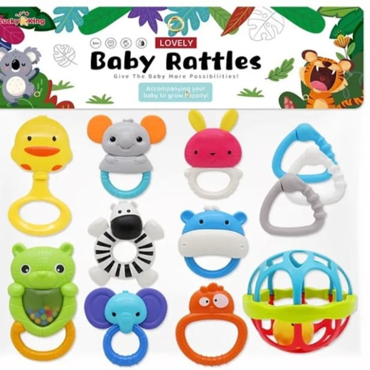 GENERICO - Set sonajeros para bebe