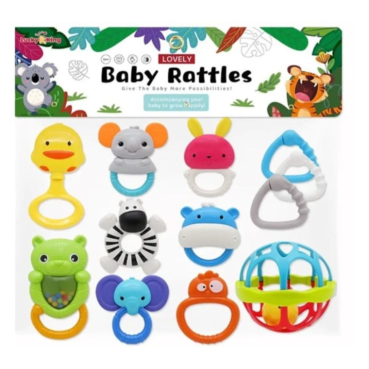 GENERICO - Set sonajeros para bebe