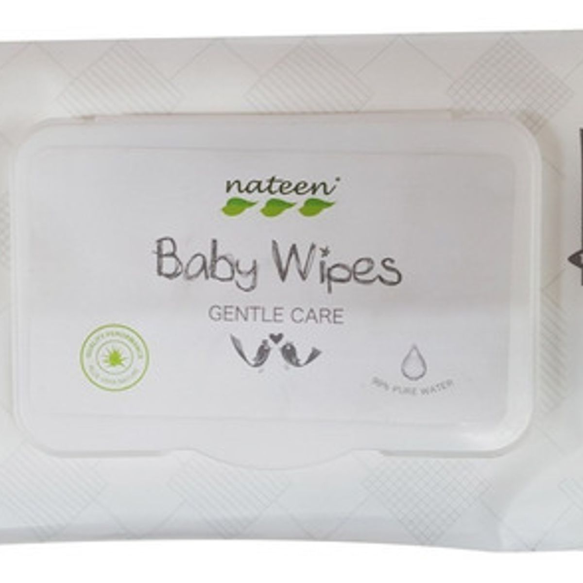 NATEEN - Toallitas Húmedas Wipes 80 Unidades Nateen Base Agua Bio