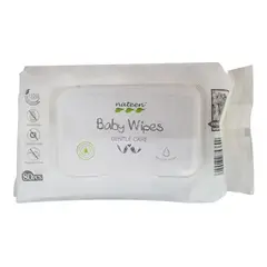 NATEEN - Toallitas Húmedas Wipes 80 Unidades Base Agua Bio