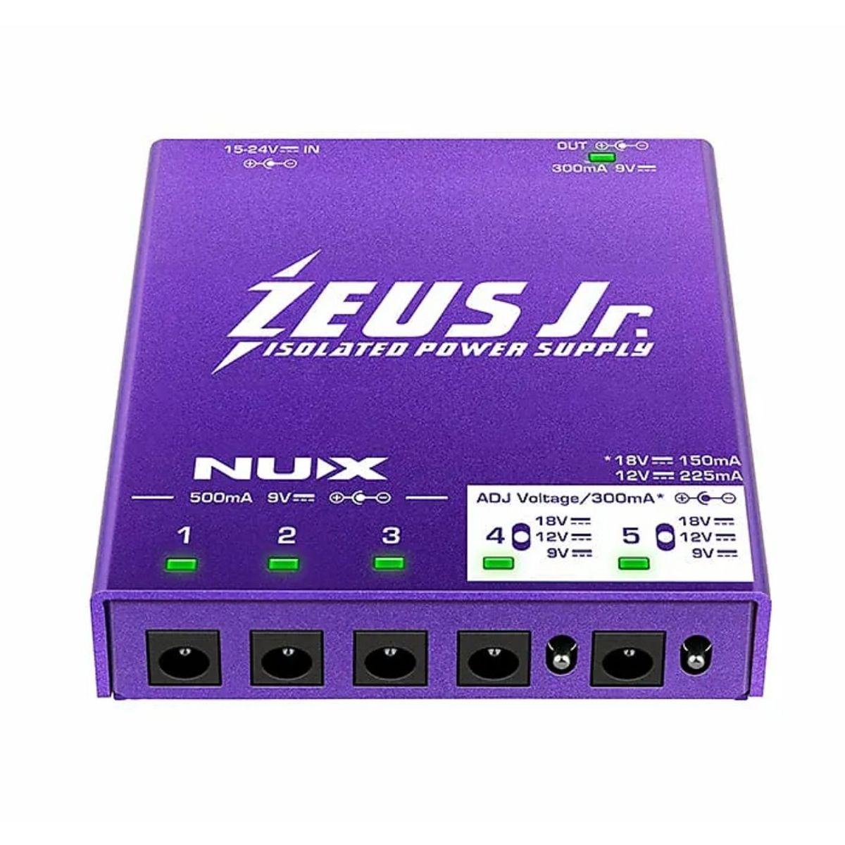 NUX - Fuente De Alimentación Para Pedales ZEUS Jr NIP-Z6 NUX