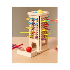 OEM - JUEGO DE MESA DE PALO DE MADERA