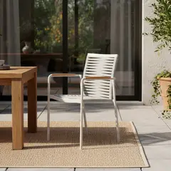 MILK - Silla De Comedor Terraza Maylin Beige