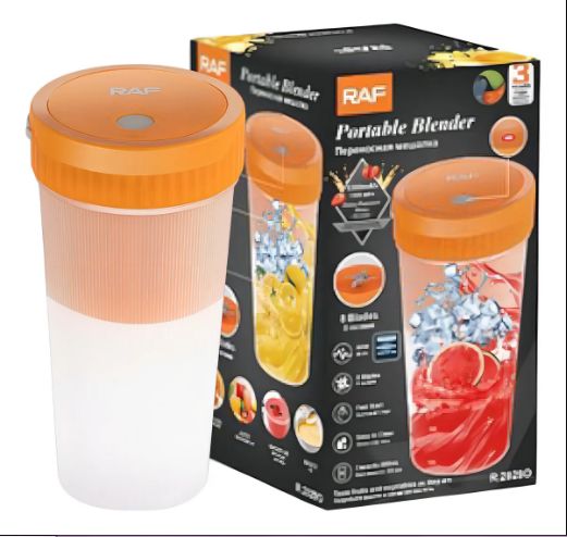 Mini Licuadora Personal De Cítricos Portátil Usb Raf Color Naranja