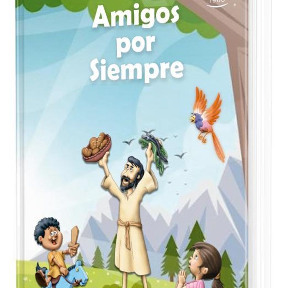 SOCIEDAD BIBLICA CHILENA - Biblia para niños Amigos por Siempre Reina Valera 1960 Tapa Dura