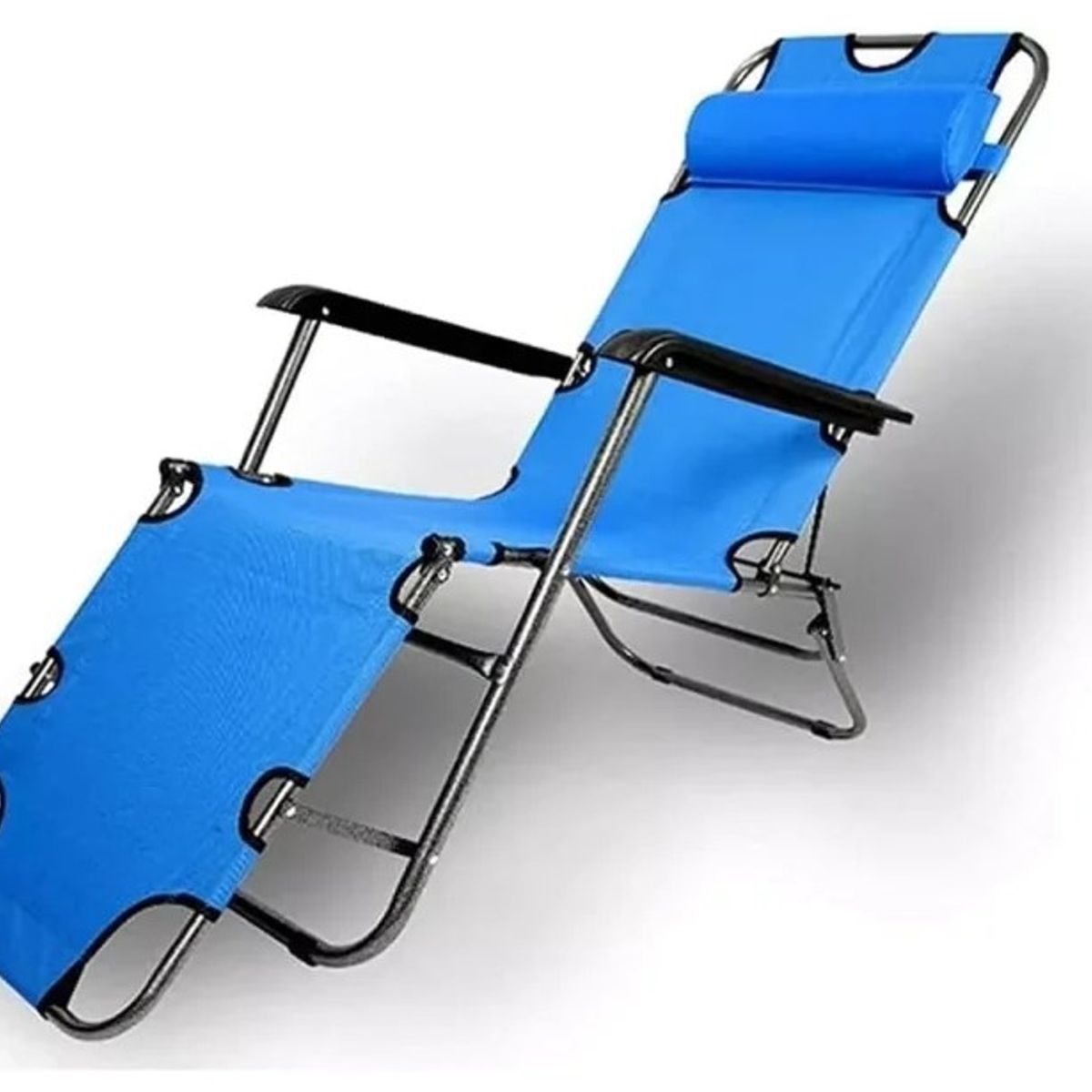 GENERICO - SILLAS REPOSADERA PLEGABLE PARA PLAYA CAMPING O TERRAZAS