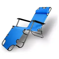 GENERICO - SILLAS REPOSADERA PLEGABLE PARA PLAYA CAMPING O TERRAZAS