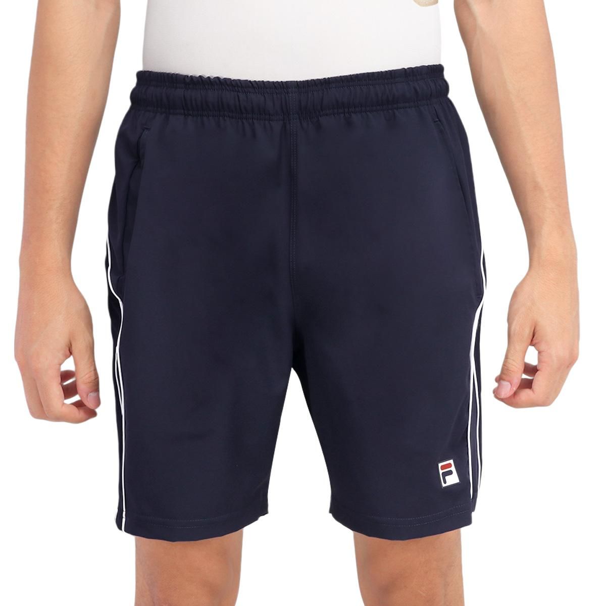 FILA - Short Fila Tennis Line II Hombre Azul