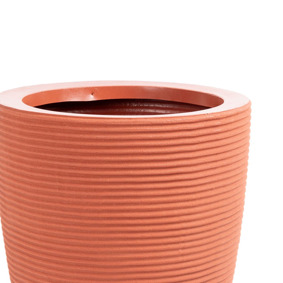 MILK - Macetero Cone Riscato 55 Terra Con Plato