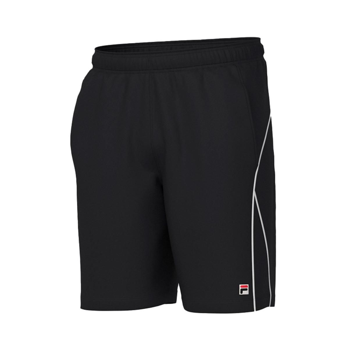 FILA - Short Fila Tennis Line II Hombre Negro
