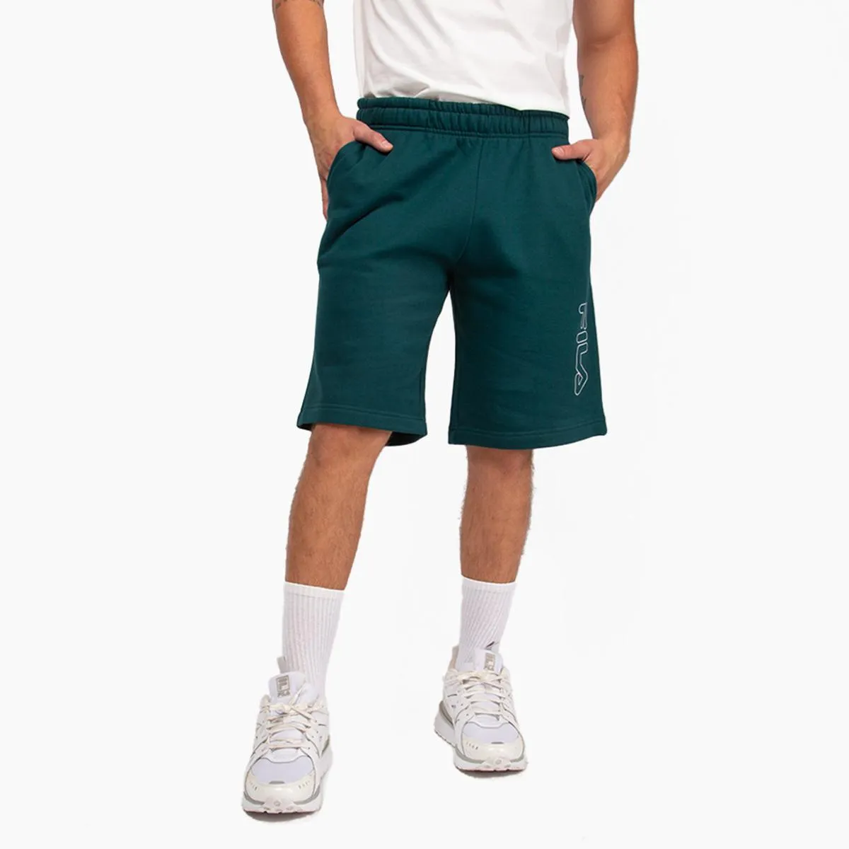 FILA - Short Fila Logo Outline Light Hombre Verde