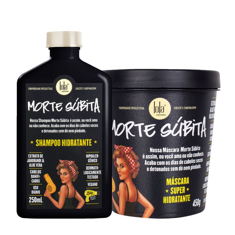 LOLA COSMETICS - Set de Tratamiento Capilar para Cabello Dañado Shampoo 250 ml + Máscara 450Gr Lola Cosmetics