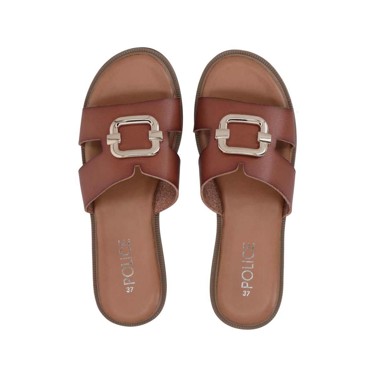 POLICE - Sandalia Mujer Camel Sienna Police